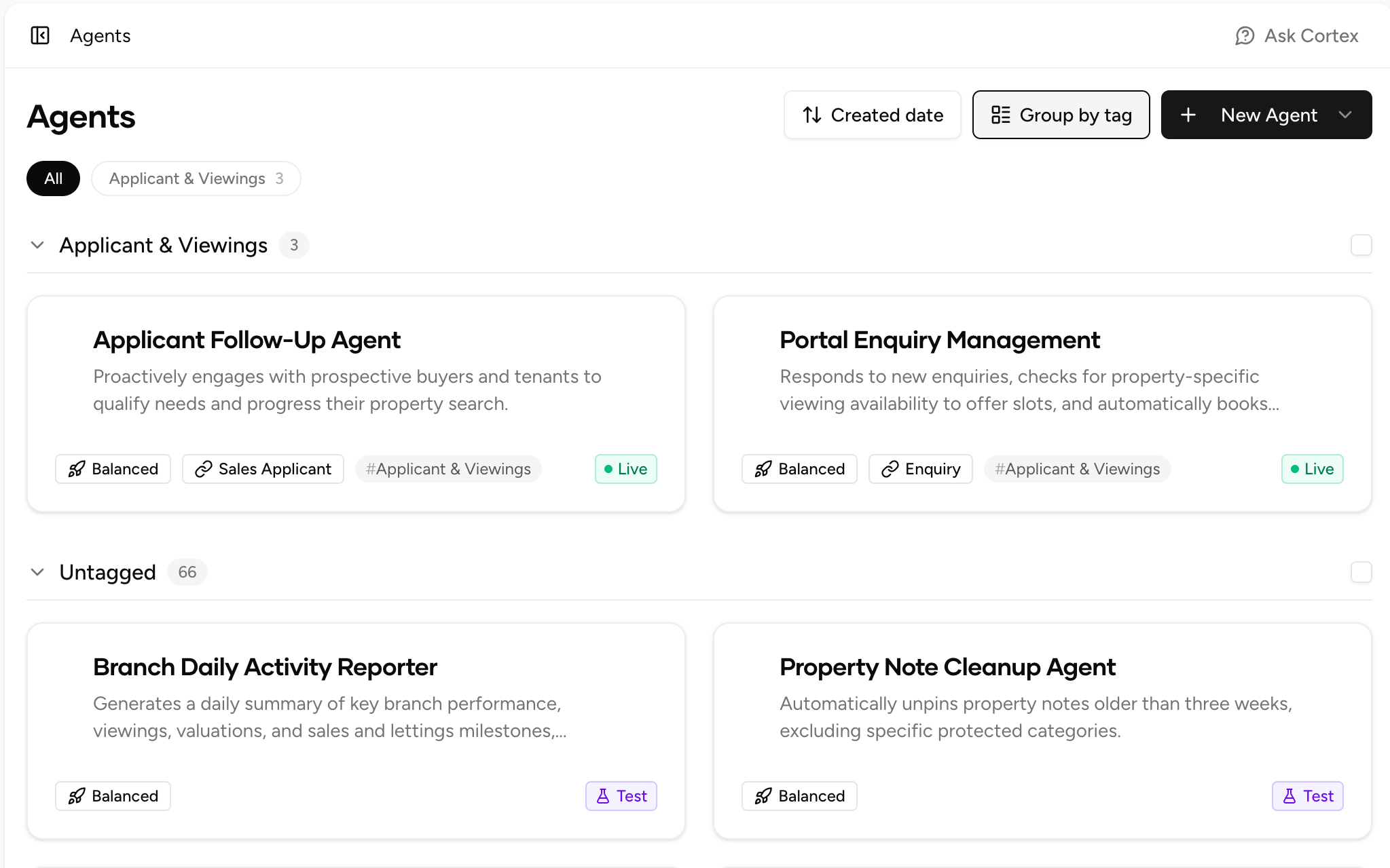 Agent Grouping