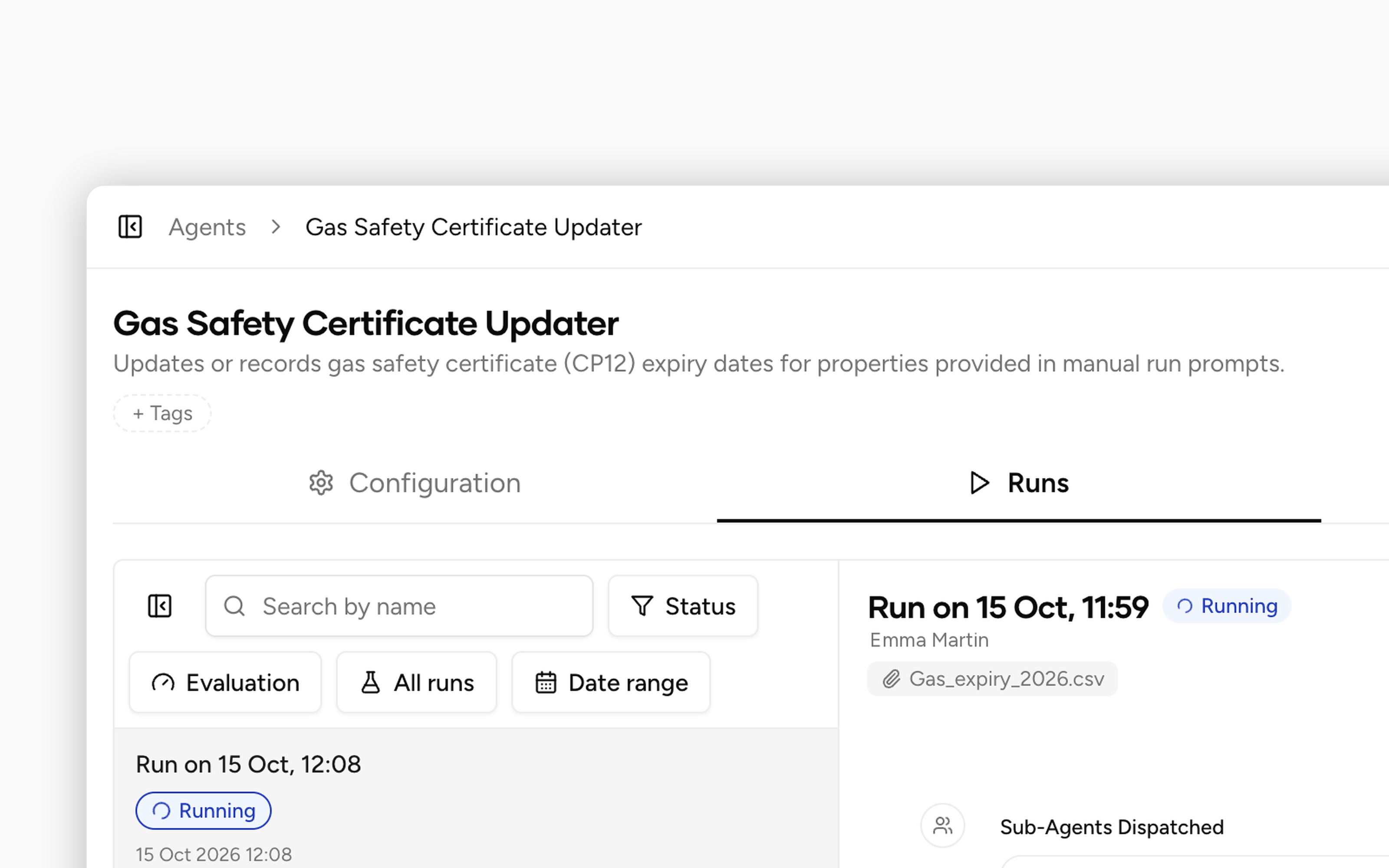 Record Safety Certificate